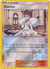 Diantha 105/131 Reverse Holo STAFF Stamp Regional Promo - 2018 Regional Championships